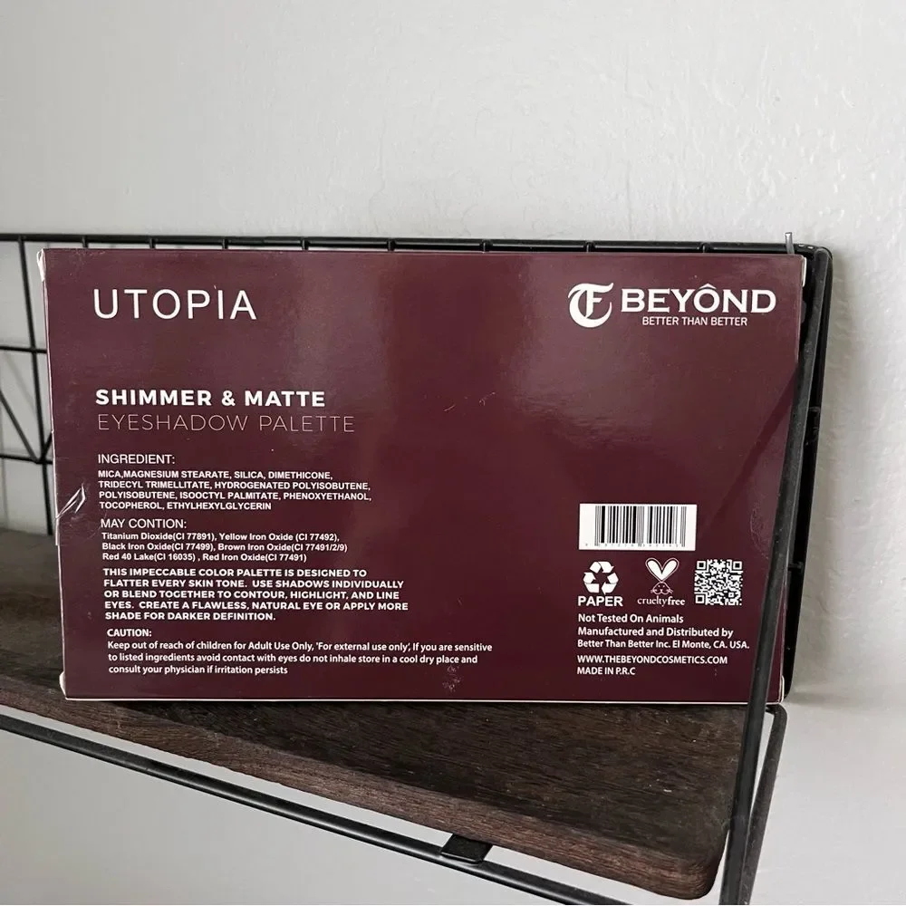 Beyond Utopia Shimmer and Matte Eyeshadow Palette